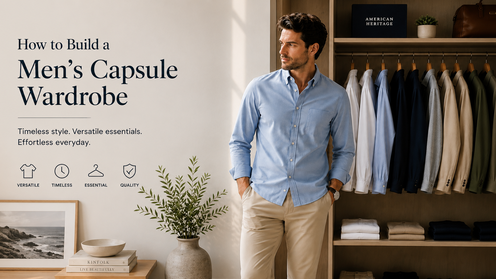 Men's business casual wardrobe