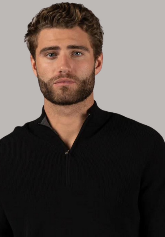 Black Quarter Zip