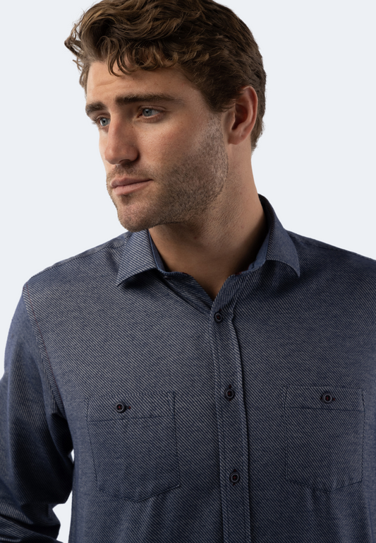 Navy Stripes Shirt
