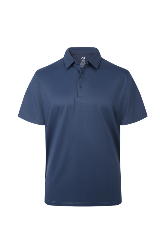 Navy Solid Performance Polo