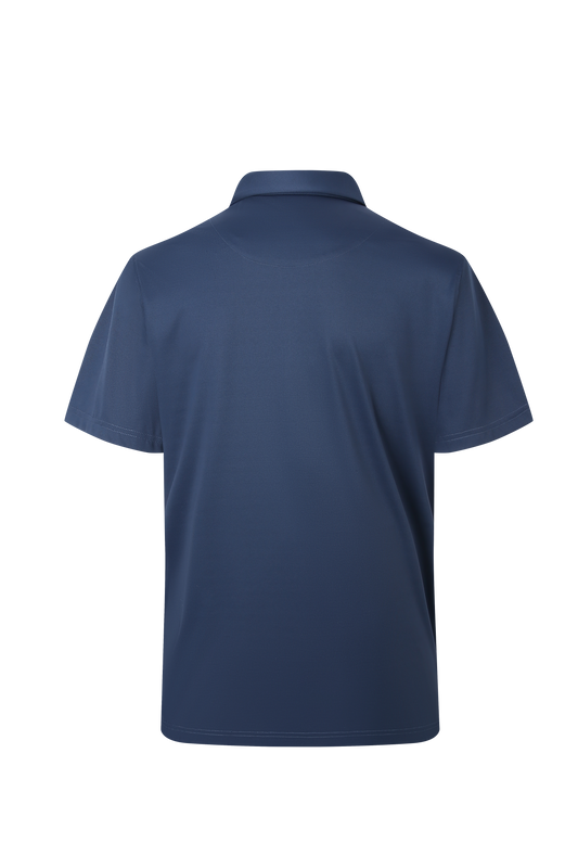 Navy Solid Performance Polo
