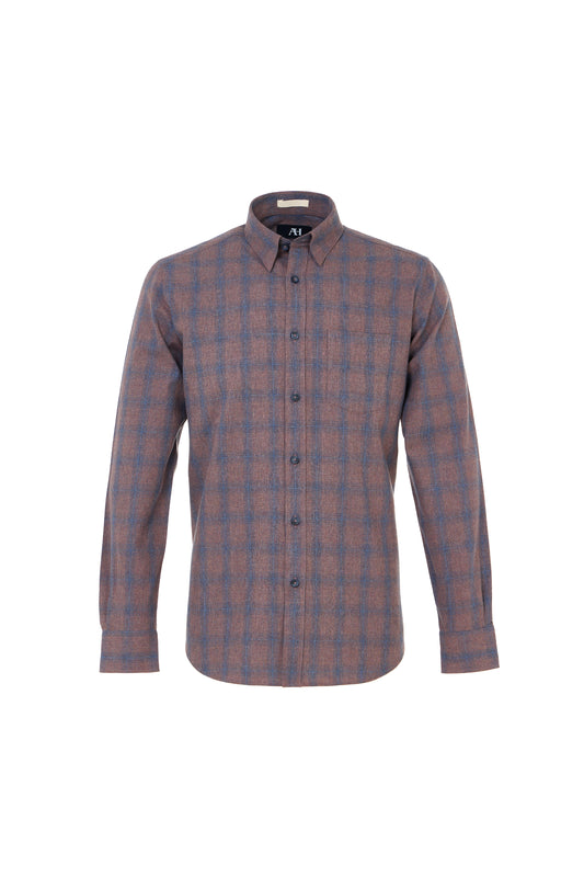 Rustic Brushed Flannel Shirt