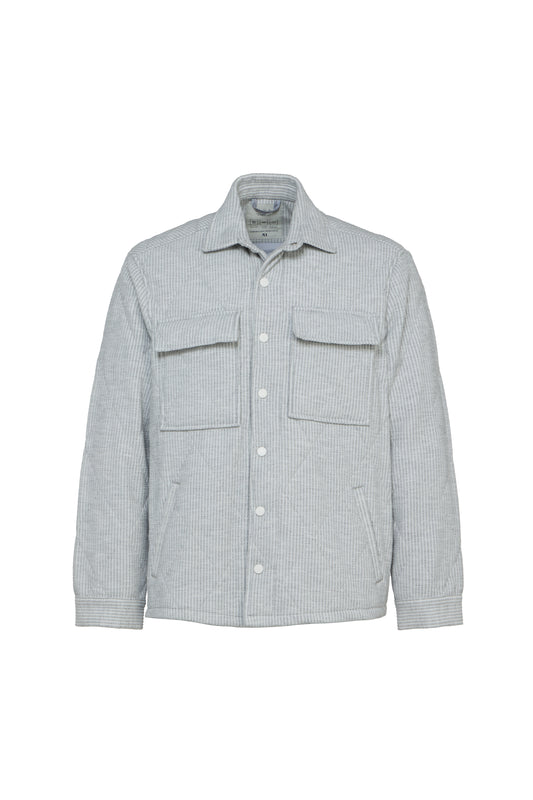 Quilted Knit Snap Jacket