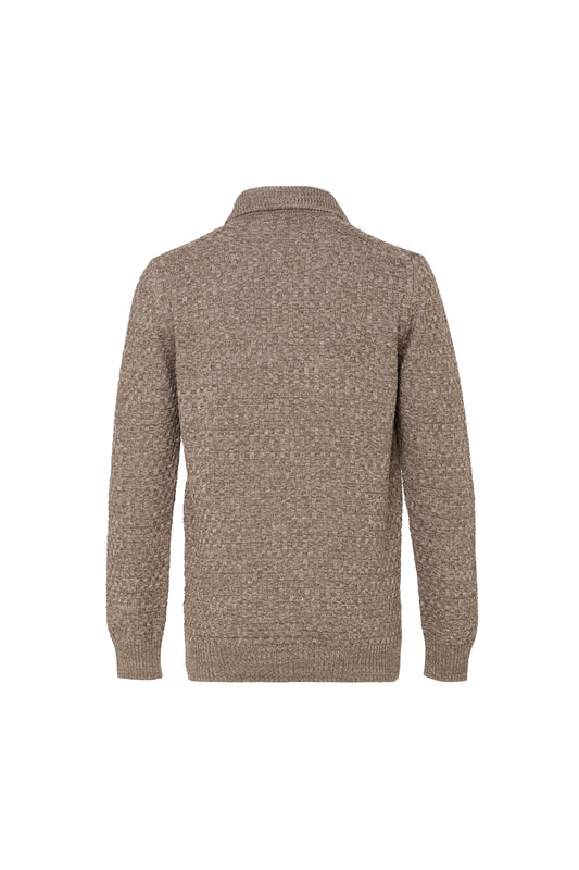 Vizon Shawl Collar Knit Sweater