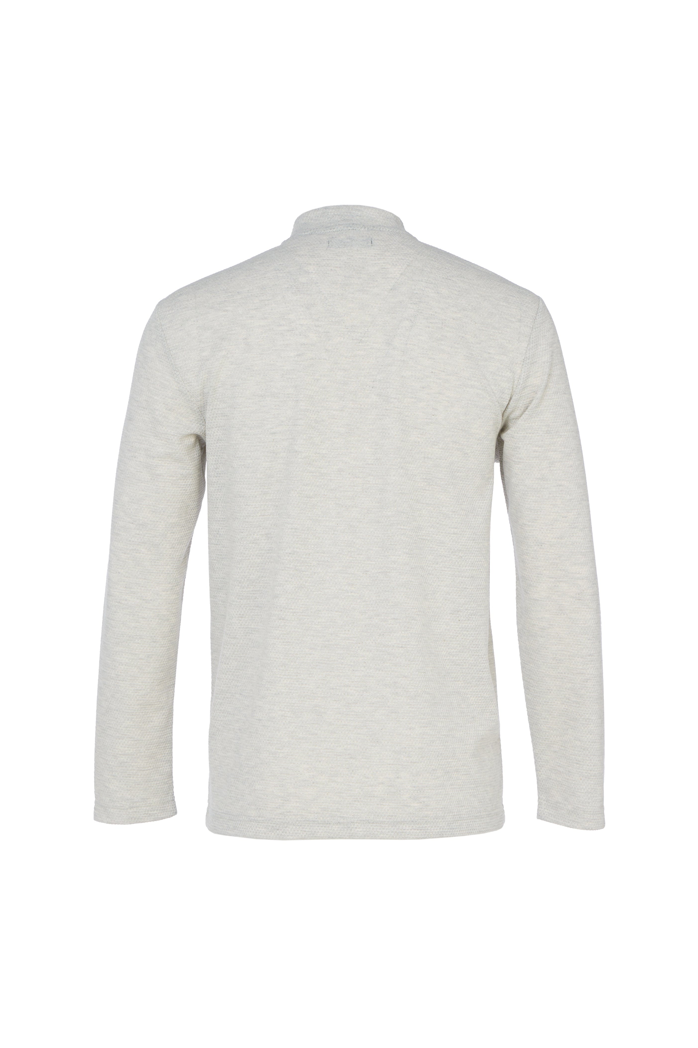 Light gray sweater on a white background
