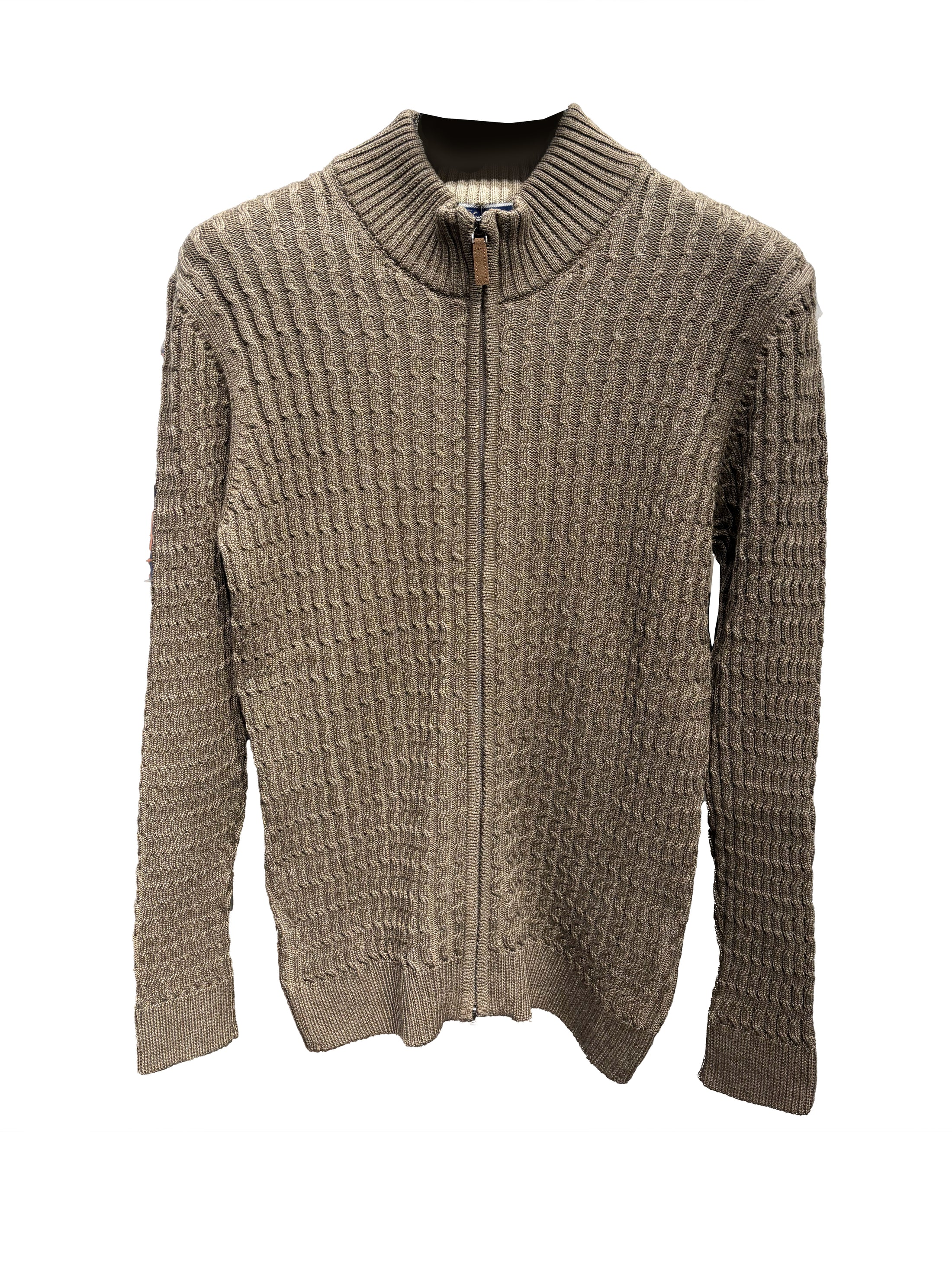 Vizon Zip Weave Sweater
