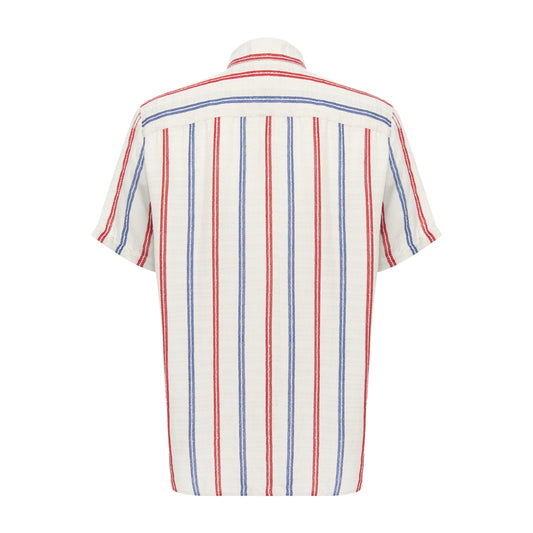 Americana Striped Short Sleeve Shirt