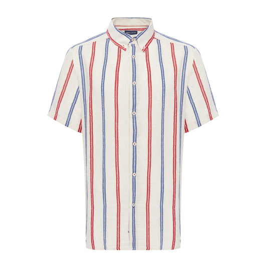 Americana Striped Short Sleeve Shirt