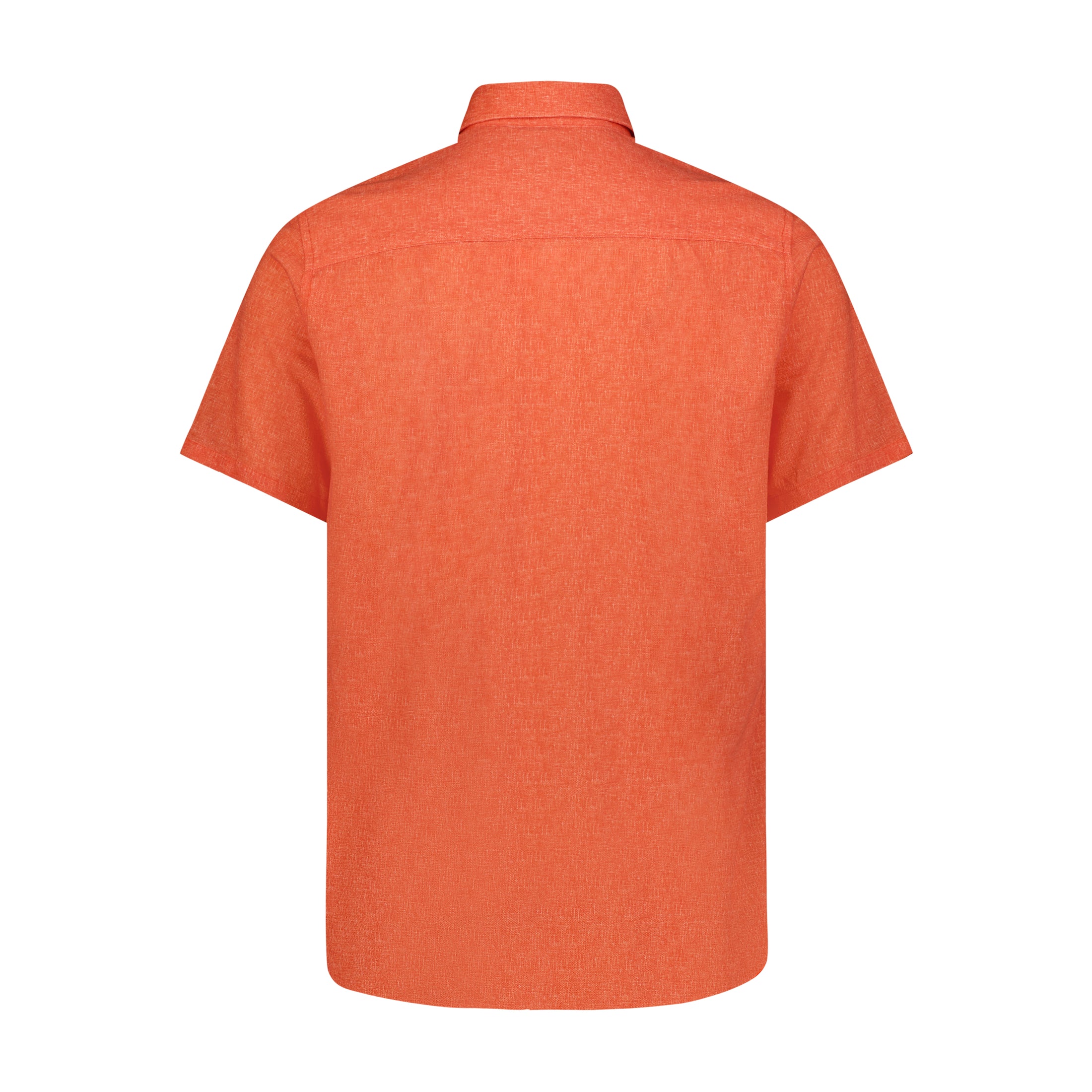 Orange Stretch Short Sleeve Shirt