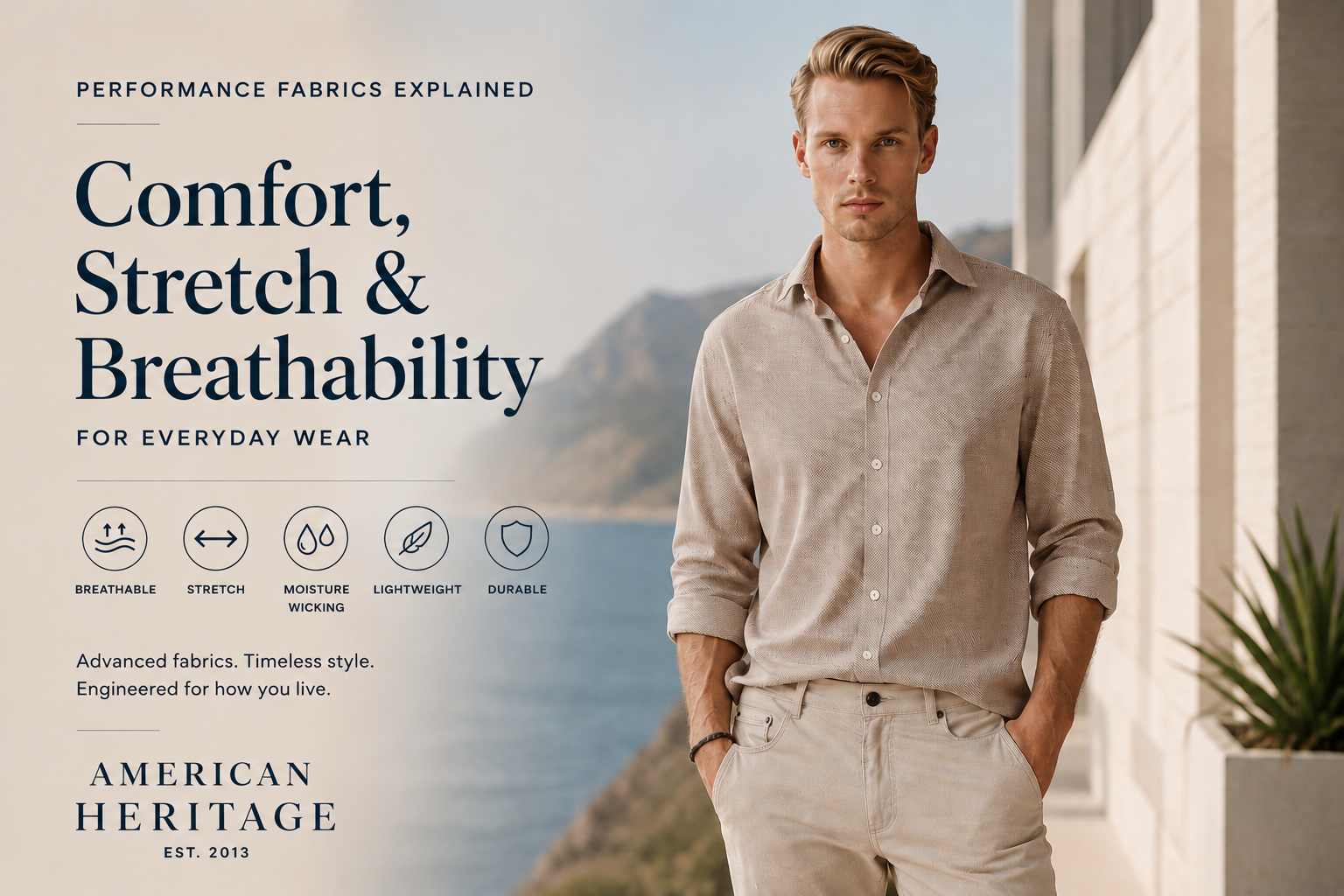 Performance Fabrics Explained: Comfort, Stretch, and Breathability for Everyday Wear