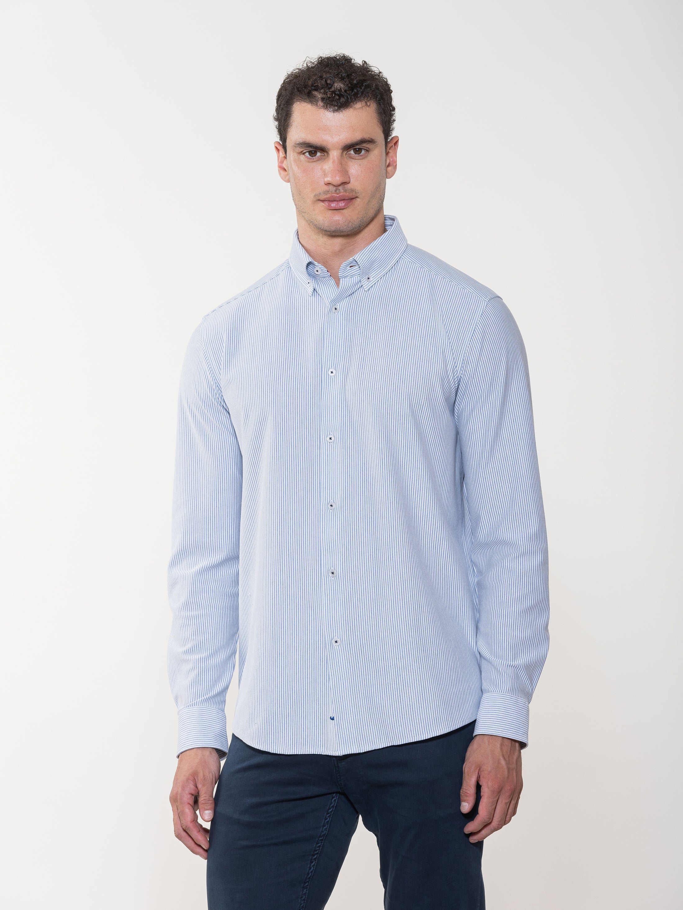 Stripe Knit Performance Shirt