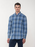 Load image into Gallery viewer, Plaid Denim Shirt
