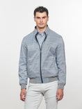 Load image into Gallery viewer, Reversible Glen Plaid Baseball Jacket
