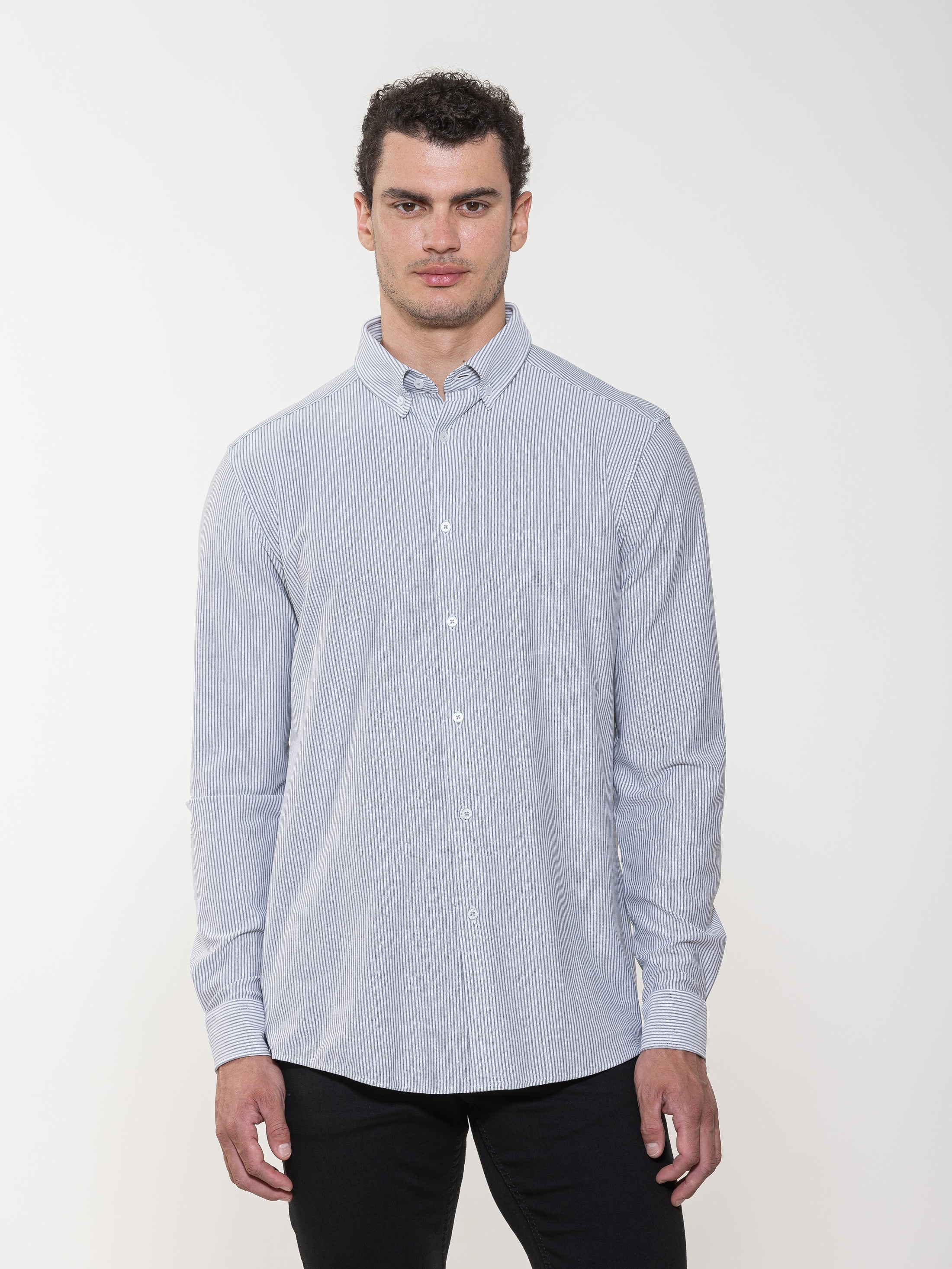 Stripe Knit Performance Shirt