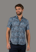 Load image into Gallery viewer, Dark Turquoise with Pineapples Shirt
