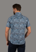 Load image into Gallery viewer, Dark Turquoise with Pineapples Shirt
