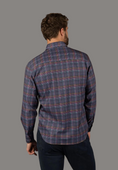 Load image into Gallery viewer, Navy Plaid Shirt
