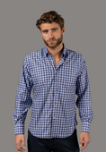 Load image into Gallery viewer, Blue White Box Shirt
