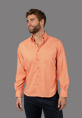 Load image into Gallery viewer, Orange and White Check Shirt
