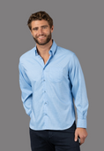 Load image into Gallery viewer, Sky Blue and White Check Shirt
