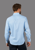Load image into Gallery viewer, Sky Blue and White Check Shirt
