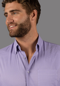 Load image into Gallery viewer, Lilac and White Check Shirt
