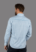 Load image into Gallery viewer, Dark Teal and White Plaid Shirt
