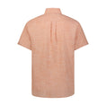 Load image into Gallery viewer, Peach and White Heather Short Sleeve Woven Weave Shirt
