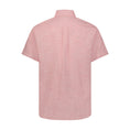 Load image into Gallery viewer, Pink and White Heather Short Sleeve Woven Weave Shirt

