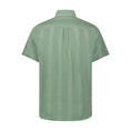 Load image into Gallery viewer, Green with White Embroidered Striped Short Sleeve Shirt
