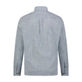 Load image into Gallery viewer, Sky Blue Navy Check Hidden Button Down Long Sleeve Shirt
