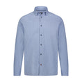 Load image into Gallery viewer, Baby Blue Navy Paisley Print Long Sleeve Shirt
