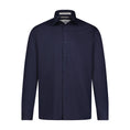 Load image into Gallery viewer, Navy Hidden Button Down Bamboo Stretch Long Sleeve Shirt
