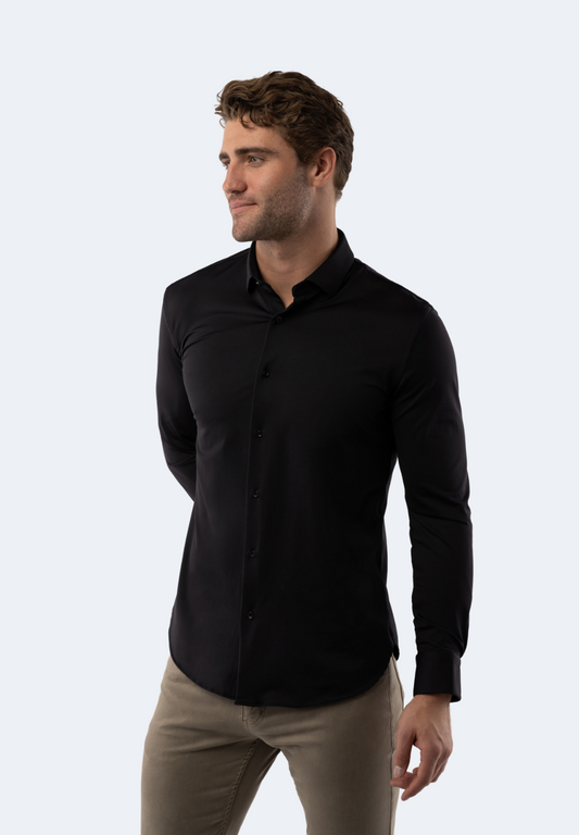 Black Solid Shirt