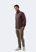 Load image into Gallery viewer, Rust and Blush Plaid Shirt
