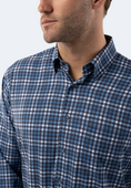 Load image into Gallery viewer, Multi Blue and Navy Plaid Shirt
