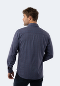Load image into Gallery viewer, Navy Twist Box Shape Shirt
