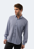 Load image into Gallery viewer, White and Navy Plaid Check Shirt
