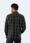Load image into Gallery viewer, Charcoal Plaid Flannel
