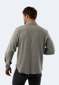 Load image into Gallery viewer, Light Grey Stripes Knit Shirt
