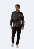 Load image into Gallery viewer, Camel Plaid Flannel
