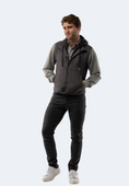 Load image into Gallery viewer, Grey Hooded Vest
