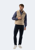 Load image into Gallery viewer, Beige Hooded Vest
