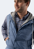 Load image into Gallery viewer, Blue Hooded Vest

