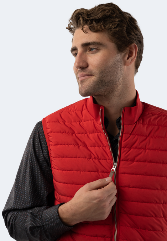 Red Quilted Vest