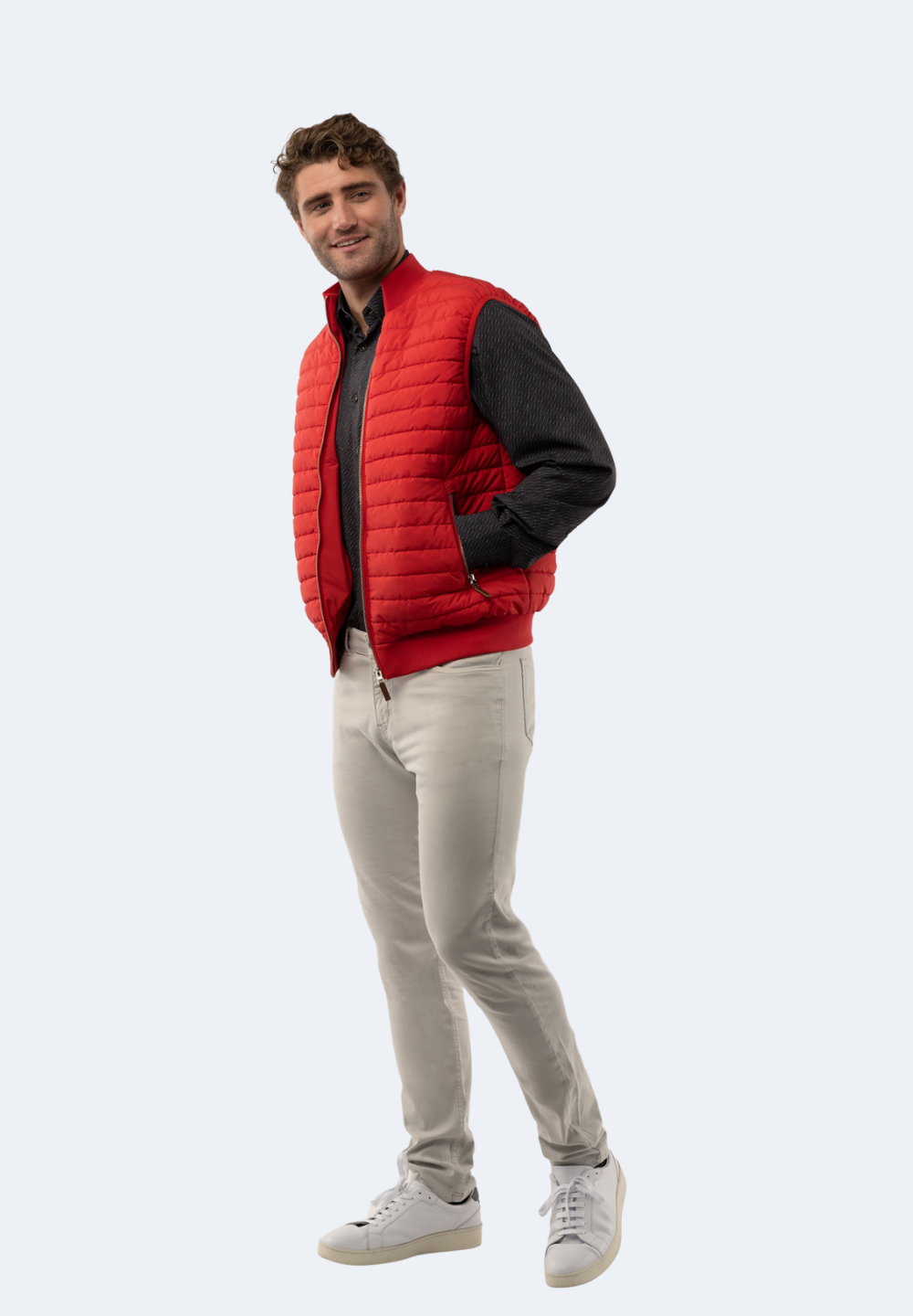 Red Vectorvest Red Quilted Vest – American Heritage
