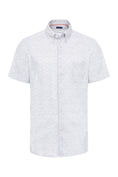 Load image into Gallery viewer, Grey Cross-Hatch Short Sleeve Shirt
