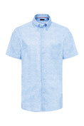 Load image into Gallery viewer, Royal Cross-Hatch Short Sleeve Shirt
