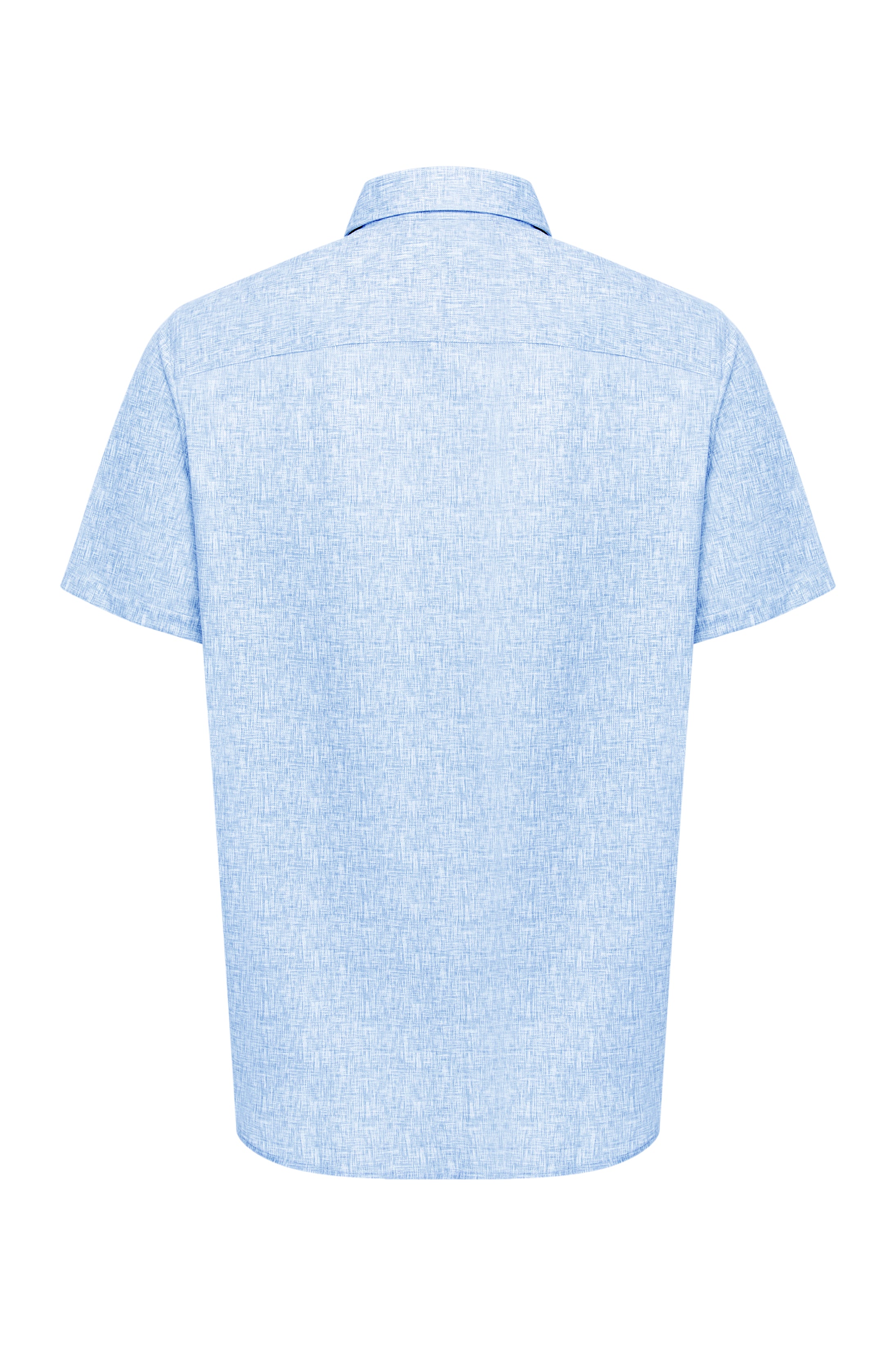 Royal Cross-Hatch Short Sleeve Shirt