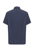 Load image into Gallery viewer, Navy Seersucker Short Sleeve Shirt
